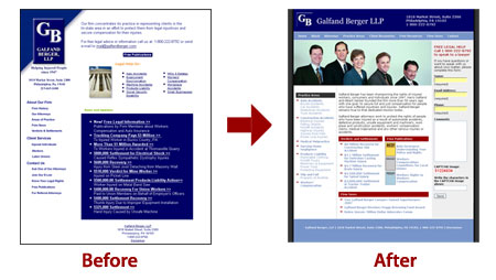 Galfand Berger website